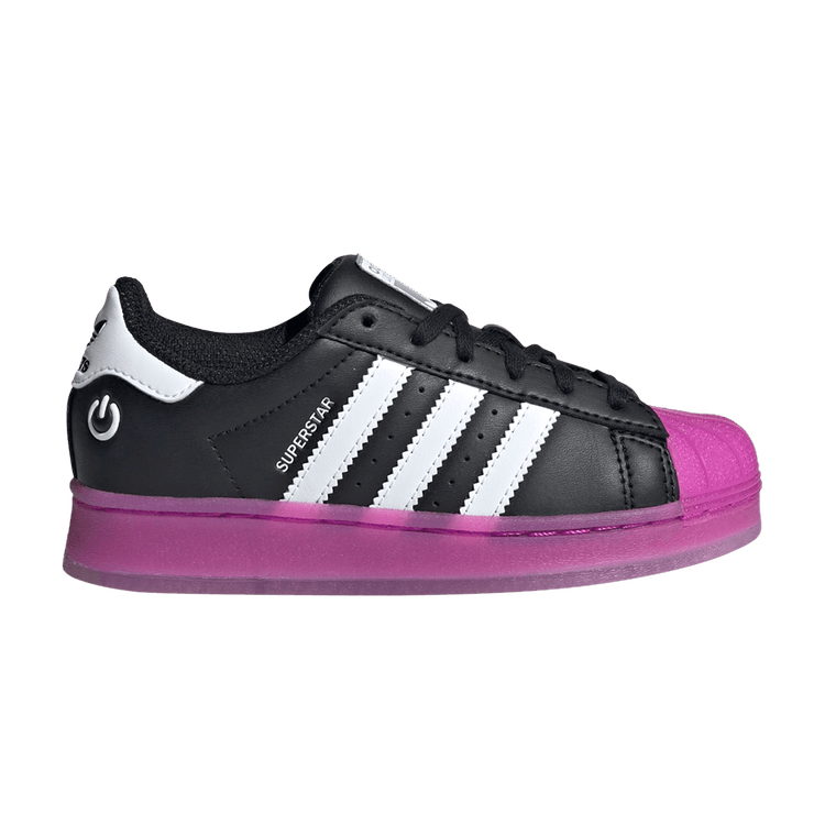 Кроссовки adidas Superstar C 'LED Lights Pack - Black Purple Burst', черный
Кроссовки adidas Superstar C 'LED Lights Pack - Black Purple Burst', черный