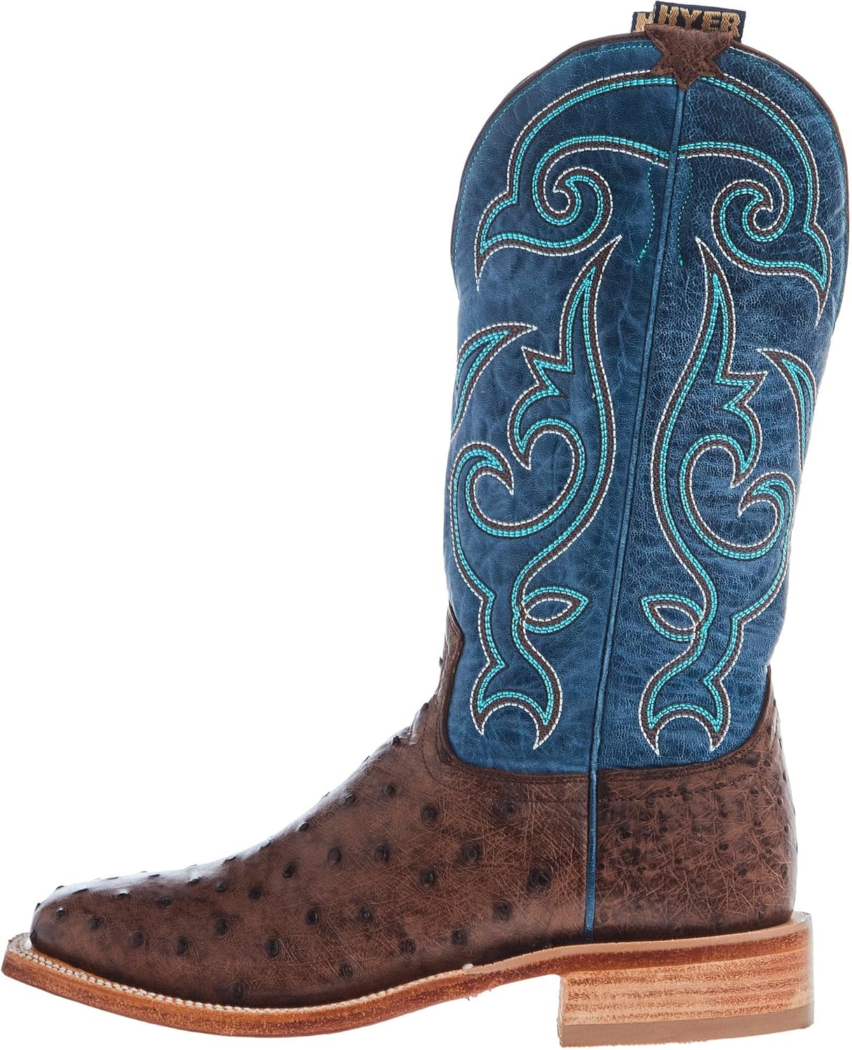 Ковбойские сапоги Hyer Mens Jetmore Tobacco FQ Ostrich 13 с синим верхом из винтажной козьей кожи
Ковбойские сапоги Hyer Mens Jetmore Tobacco FQ Ostrich 13 с синим верхом из винтажной козьей кожи