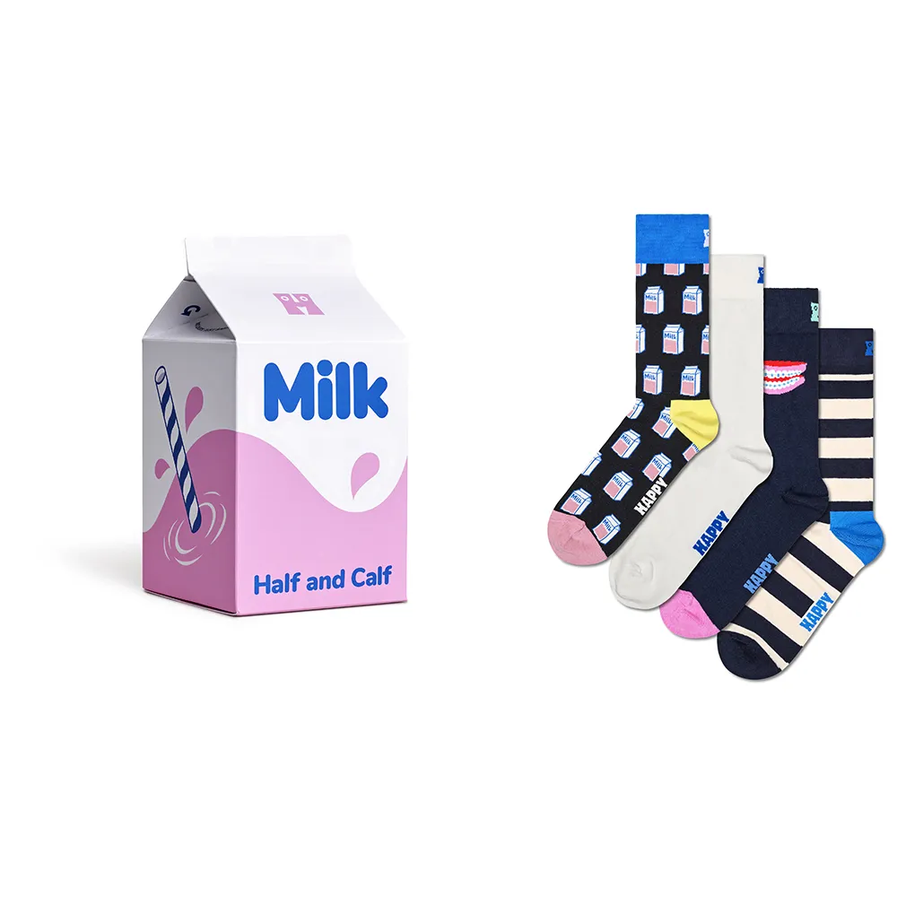 Носки Happy Milk carton gift set crew 4 pairs, мультиколор
Носки Happy Milk carton gift set crew 4 pairs, мультиколор