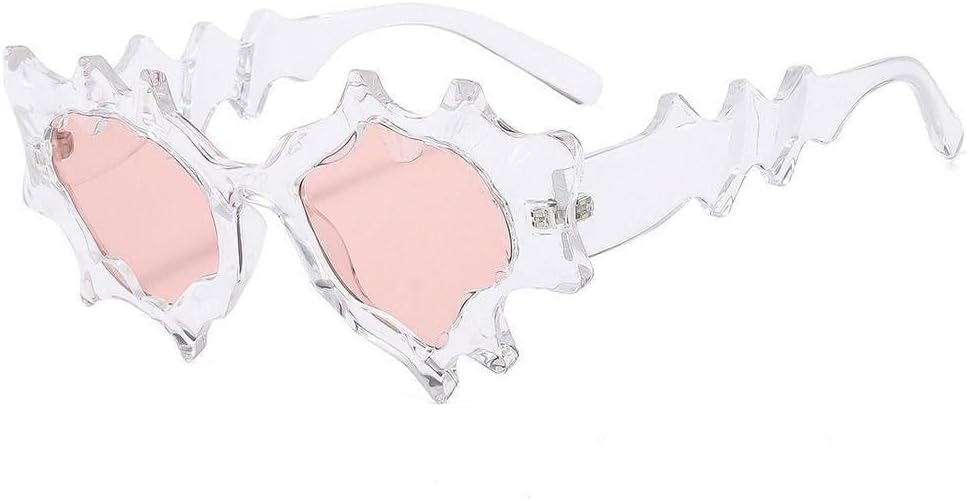 Модные солнцезащитные очки волнообразной формы для женщин, стильные, необычной формы, конфетных цветов, трендовые очки для отдыха на природе и путешествий HYYZZC, Transparent
Модные солнцезащитные очки волнообразной формы для женщин, стильные, необычной формы, конфетных цветов, трендовые очки для отдыха на природе и путешествий HYYZZC, Transparent