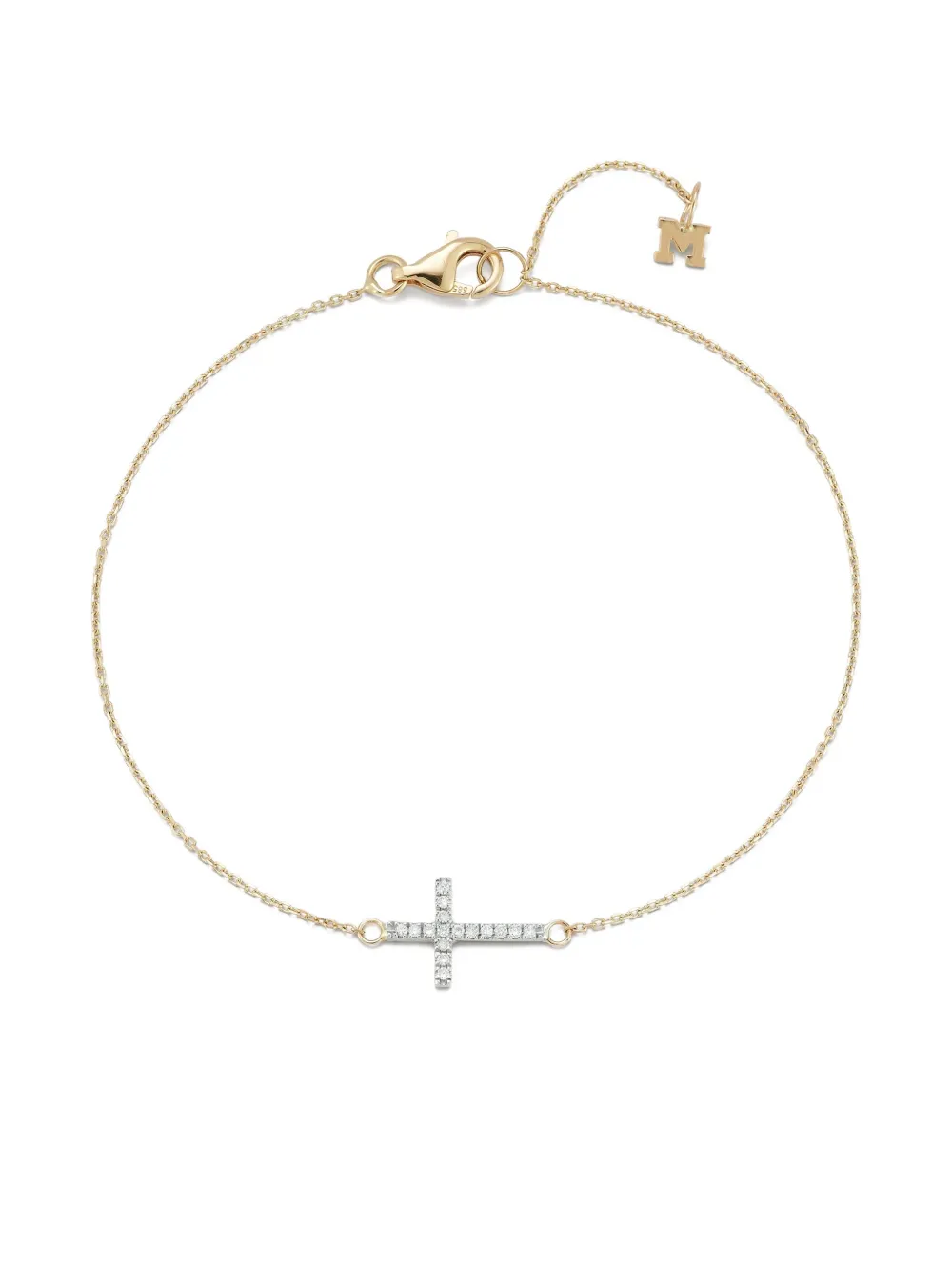 Браслет Cross Mini Diamonds из 14-каратного желтого золота Mateo, золотой
Браслет Cross Mini Diamonds из 14-каратного желтого золота Mateo, золотой