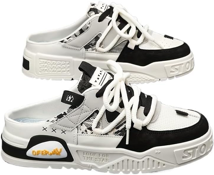 Мужские слипоны с толстой подошвой, модные с двойными шнурками, с вырезами, дышащие, удобные, для всех сезонов, для прогулок на улице, бега и кемпинга Fmshi, черный/бежевый
Мужские слипоны с толстой подошвой, модные с двойными шнурками, с вырезами, дышащие, удобные, для всех сезонов, для прогулок на улице, бега и кемпинга Fmshi, черный/бежевый