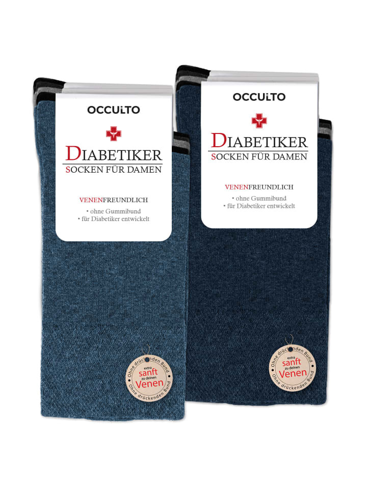 Носки Occulto 10er Pack Diabetiker Socken Julia, цвет Blau-Mix
Носки Occulto 10er Pack Diabetiker Socken Julia, цвет Blau-Mix