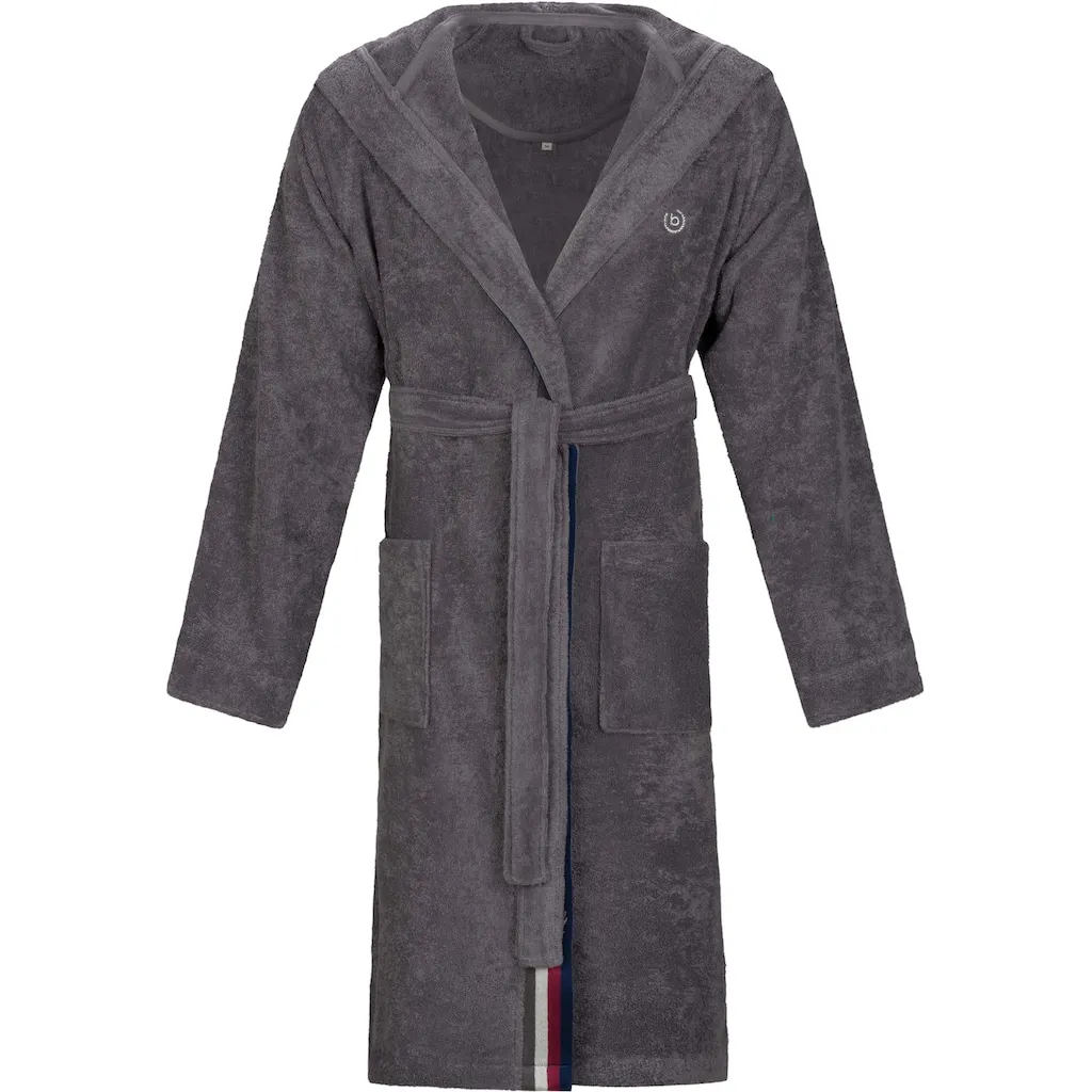 Мужской халат Decimo, идеально подходит для сауны и SPA, гостиничный халат, утренний халат с капюшоном и цветной окантовкой, 100% хлопок Bugatti, графит
Мужской халат Decimo, идеально подходит для сауны и SPA, гостиничный халат, утренний халат с капюшоном и цветной окантовкой, 100% хлопок Bugatti, графит