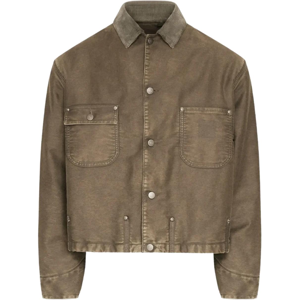 Куртка с вельветовым воротником Maison Margiela, коричневый
Куртка с вельветовым воротником Maison Margiela, коричневый