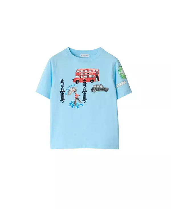 Детская хлопковая футболка London для мальчиков - для малышей и для взрослых. Burberry, синий
Детская хлопковая футболка London для мальчиков - для малышей и для взрослых. Burberry, синий