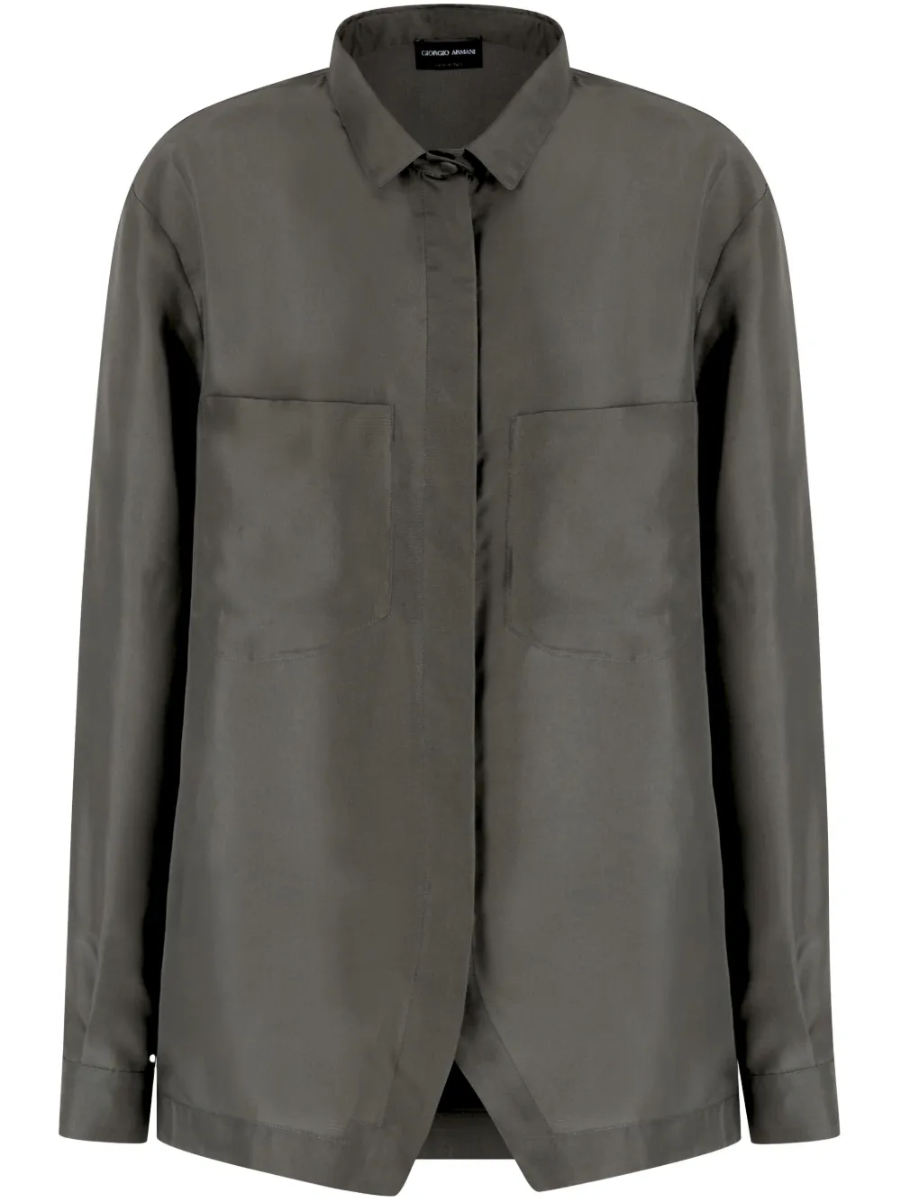 Рубашка с накладным карманом GIORGIO ARMANI, зеленый
Рубашка с накладным карманом GIORGIO ARMANI, зеленый