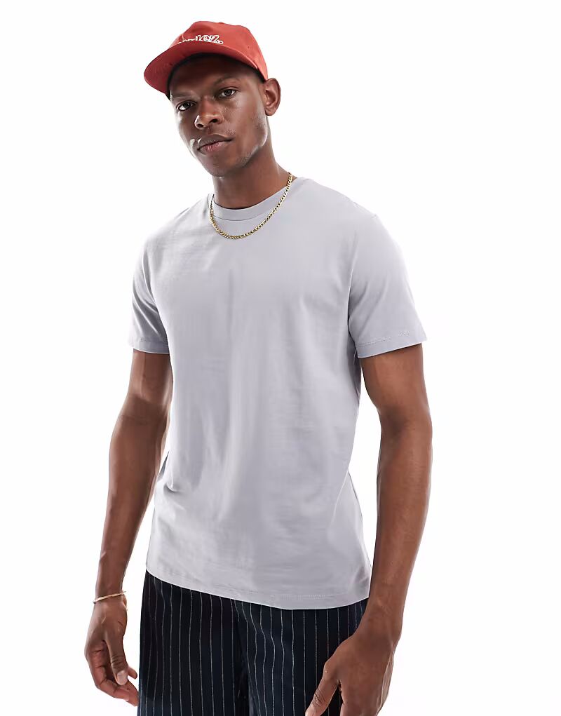 Футболка Essentials с круглым вырезом серого цвета Asos Design
Футболка Essentials с круглым вырезом серого цвета Asos Design