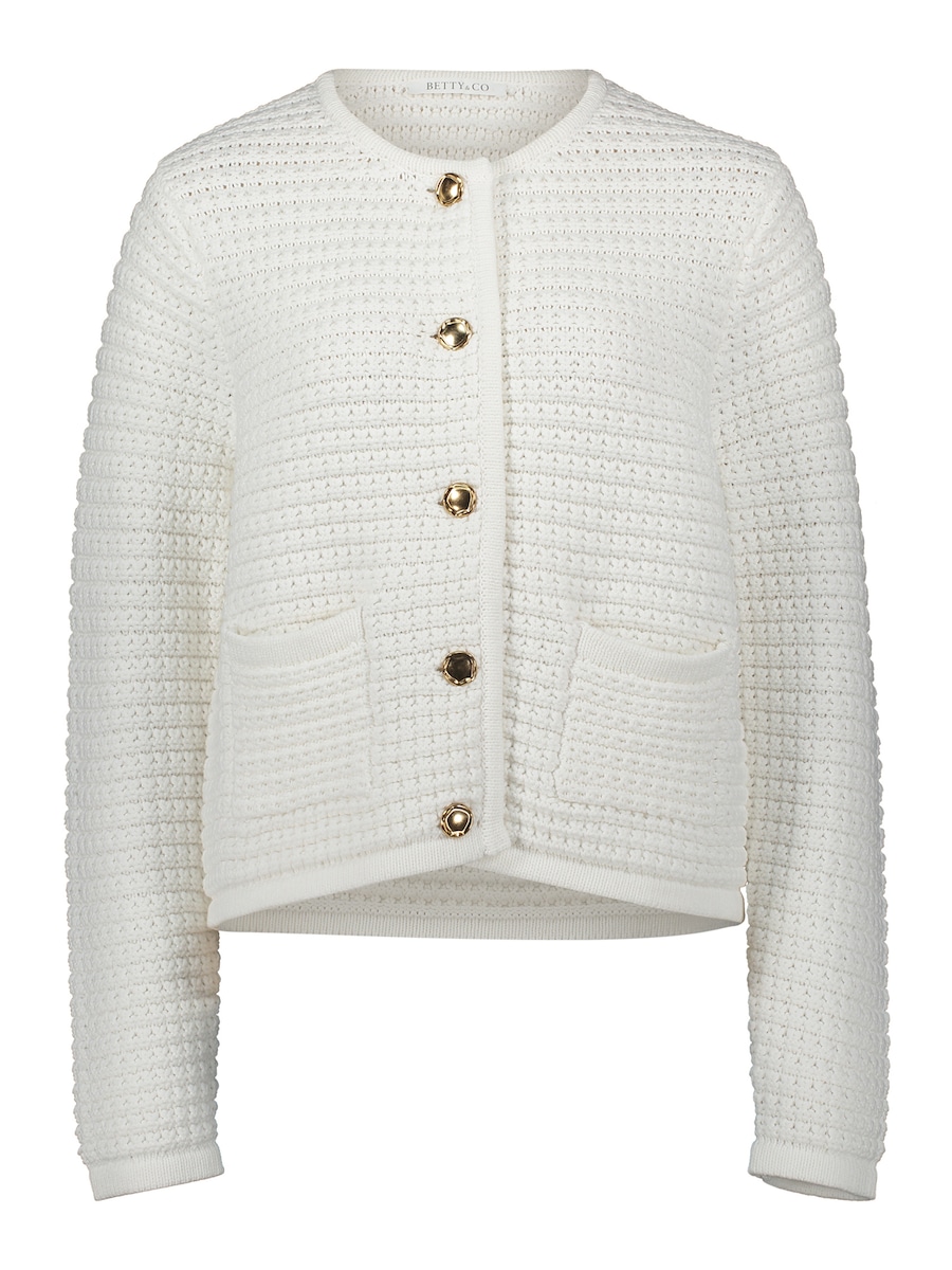 Вязаный кардиган Betty & Co, белый
Вязаный кардиган Betty & Co, белый