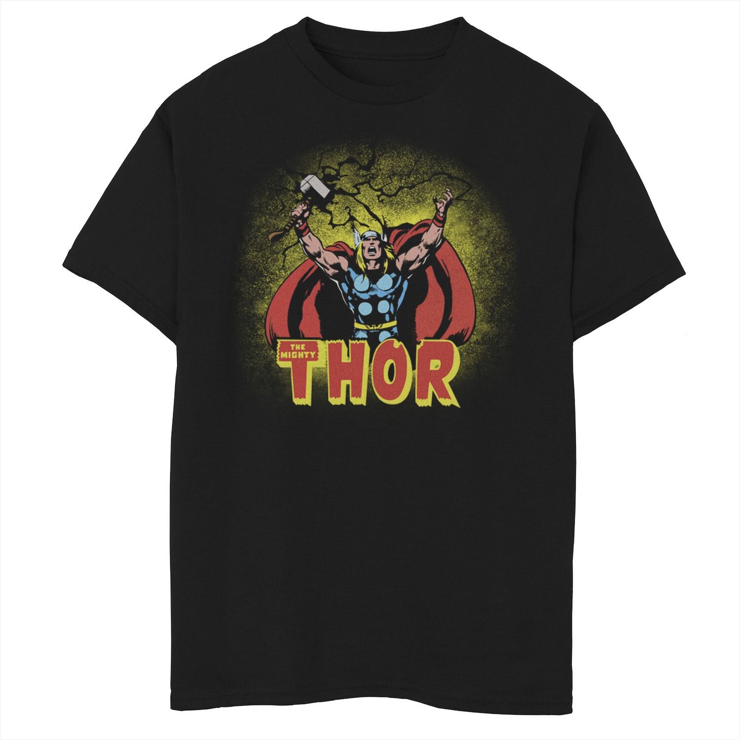 Винтажная футболка с изображением грозы и портрета Marvel Thor для мальчиков 8–20 лет Licensed Character
Винтажная футболка с изображением грозы и портрета Marvel Thor для мальчиков 8–20 лет Licensed Character