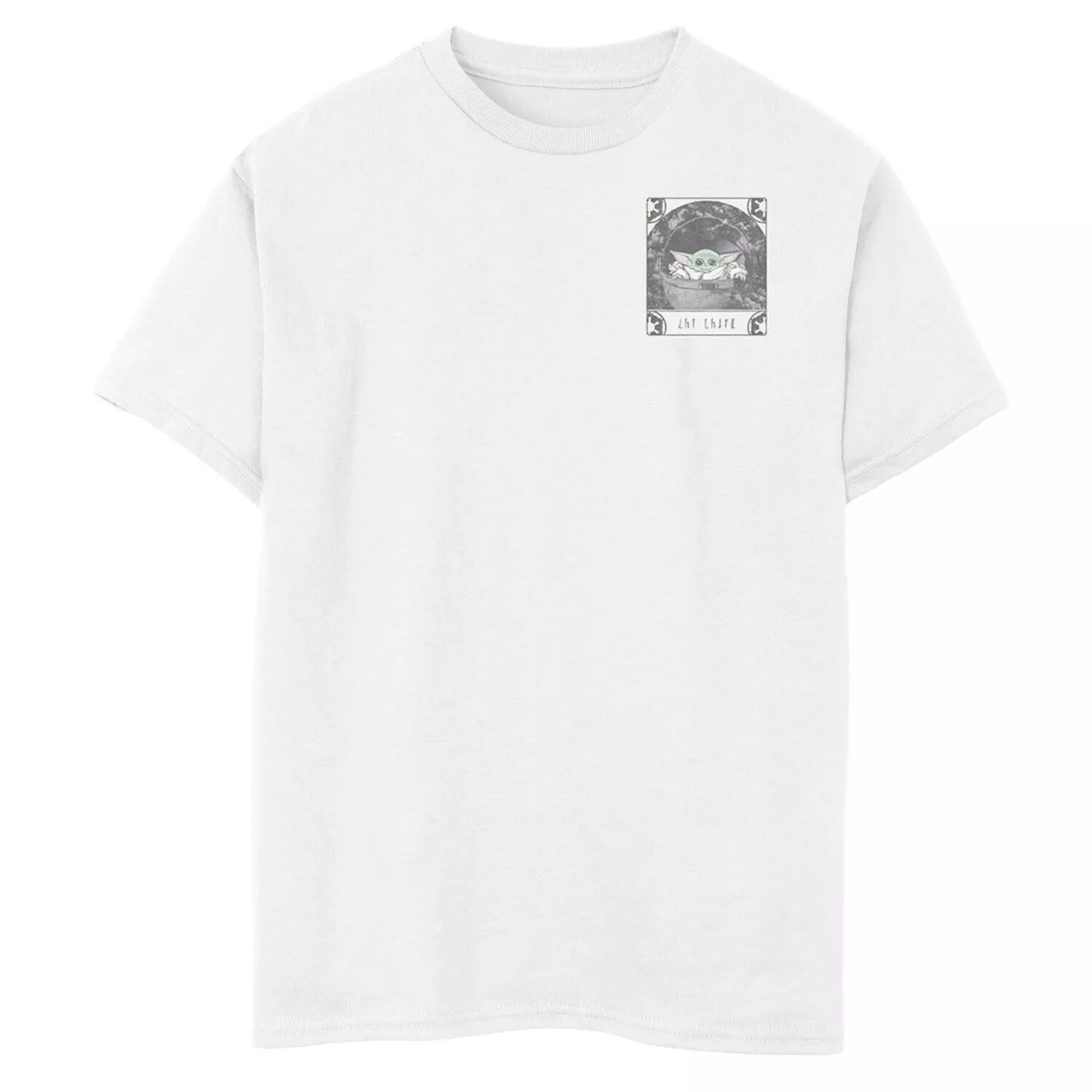 Футболка с рисунком на левой груди для мальчиков 8–20 лет, «Звездные войны», «Мандалорец», «Детская карточка» Star Wars
Футболка с рисунком на левой груди для мальчиков 8–20 лет, «Звездные войны», «Мандалорец», «Детская карточка» Star Wars