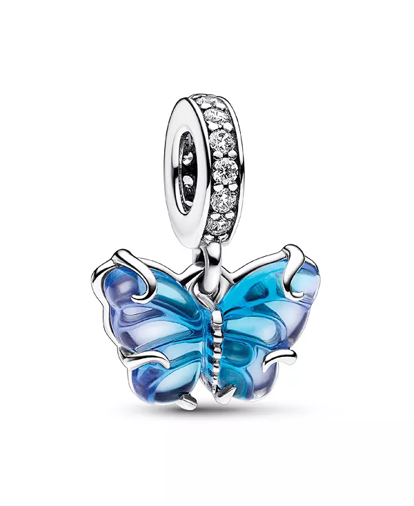 Подвеска-Бабочка из муранского стекла с синим кубическим цирконием Pandora, blue
Подвеска-Бабочка из муранского стекла с синим кубическим цирконием Pandora, blue
