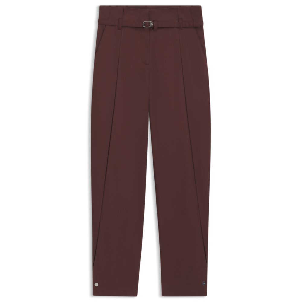 Узкие грузовые брюки из итальянского хлопкового твила HUGO, темно-коричневый
Узкие грузовые брюки из итальянского хлопкового твила HUGO, темно-коричневый