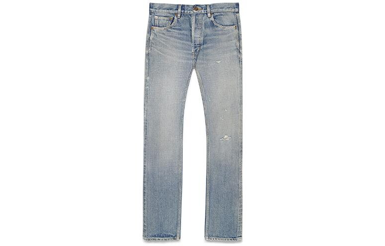 Джинсы мужские Saint Laurent Mid-rise Straight, синий
Джинсы мужские Saint Laurent Mid-rise Straight, синий