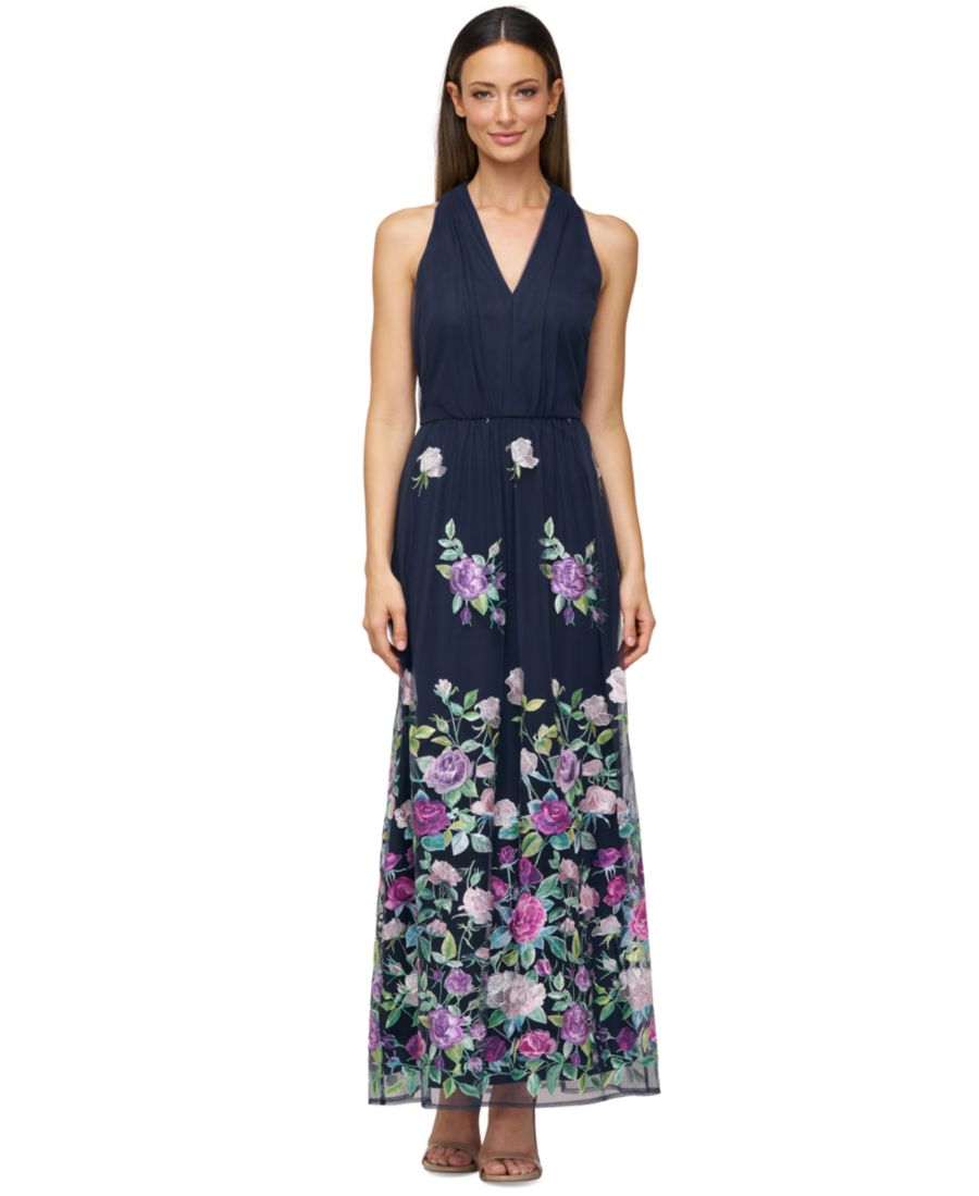 Женское платье Dassie с цветочным принтом, V-образным вырезом и поясом на талии JS Collections, Navy Multi
Женское платье Dassie с цветочным принтом, V-образным вырезом и поясом на талии JS Collections, Navy Multi