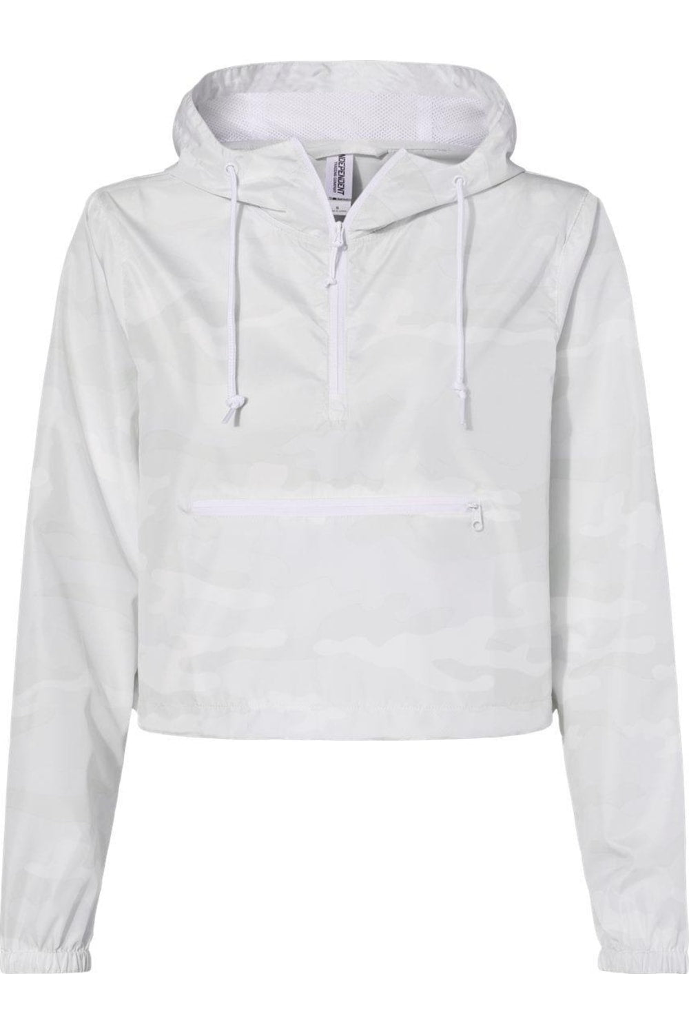 Independent Trading Co. Женская легкая укороченная ветровка с застежкой-молнией на четверть длины, цвет white camo
Independent Trading Co. Женская легкая укороченная ветровка с застежкой-молнией на четверть длины, цвет white camo