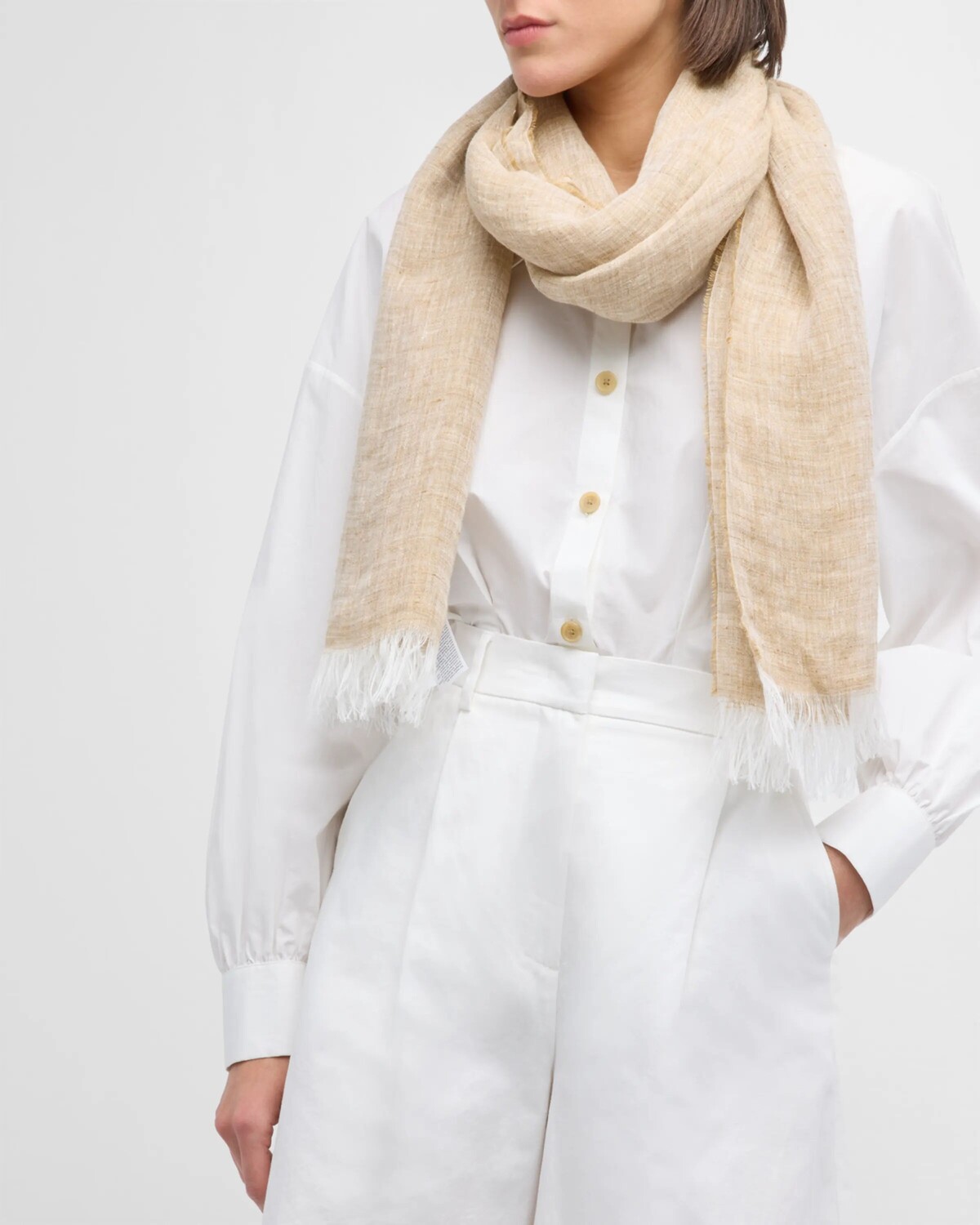 Льняной шарф Alfredo с бахромой Max Mara, цвет Clay
Льняной шарф Alfredo с бахромой Max Mara, цвет Clay