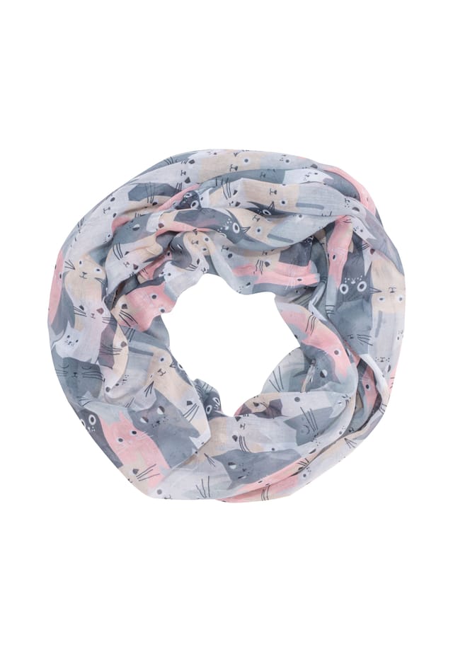 Шарф-Петля Молли-петля с рисунком кошки – легкая мягкая и воздушная Seasons Of April, серый
Шарф-Петля Молли-петля с рисунком кошки – легкая мягкая и воздушная Seasons Of April, серый