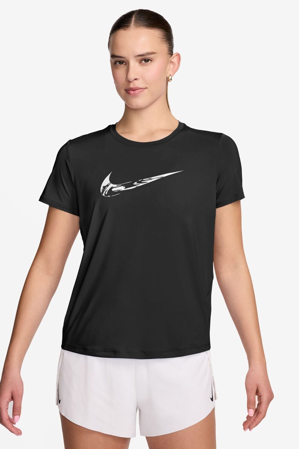 Одна беговая майка с короткими рукавами и графическим принтом swoosh dri fit Nike, черный
Одна беговая майка с короткими рукавами и графическим принтом swoosh dri fit Nike, черный