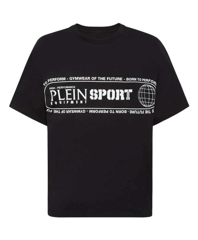 Футболка с круглым вырезом и логотипом SS Plein Sport, черный
Футболка с круглым вырезом и логотипом SS Plein Sport, черный