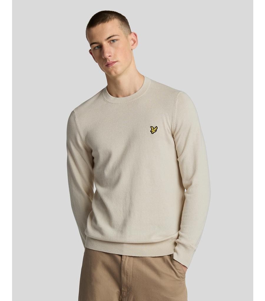 Мужской хлопковый свитер с круглым вырезом из мериносовой шерсти Lyle & Scott, Cove
Мужской хлопковый свитер с круглым вырезом из мериносовой шерсти Lyle & Scott, Cove