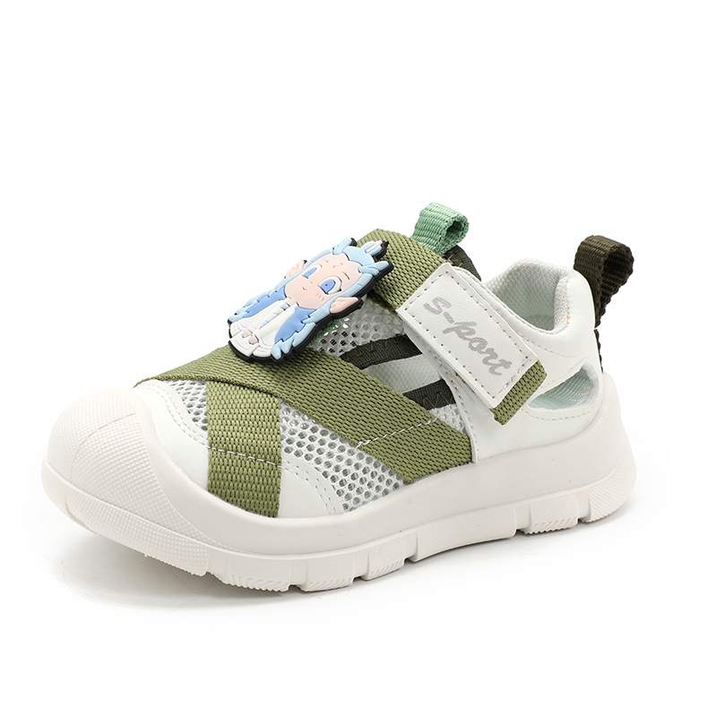 Нескользящая повседневная обувь для детей RHOBESAM, зеленый 
Нескользящая повседневная обувь для детей RHOBESAM, зеленый