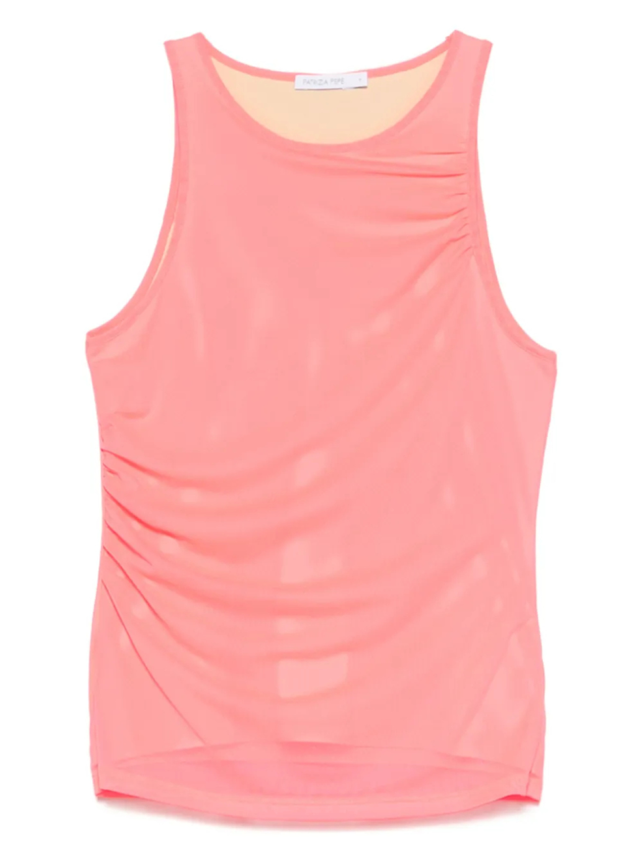 Сетчатый топ без рукавов Patrizia Pepe, розовый
Сетчатый топ без рукавов Patrizia Pepe, розовый
