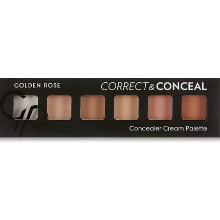 Палитра кремовых консилеров для макияжа, 6 цветов, Golden Rose
Палитра кремовых консилеров для макияжа, 6 цветов, Golden Rose