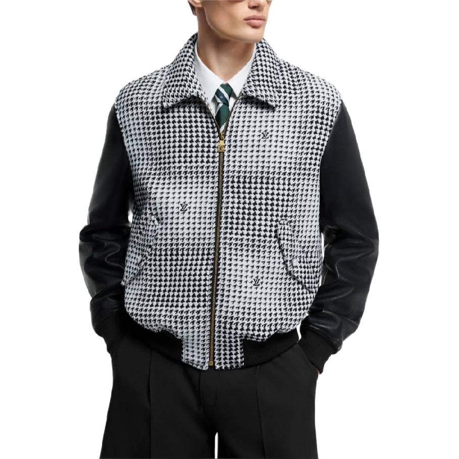 LOUIS VUITTON Кожаный блузон с шерстяными вставками, Black White
LOUIS VUITTON Кожаный блузон с шерстяными вставками, Black White