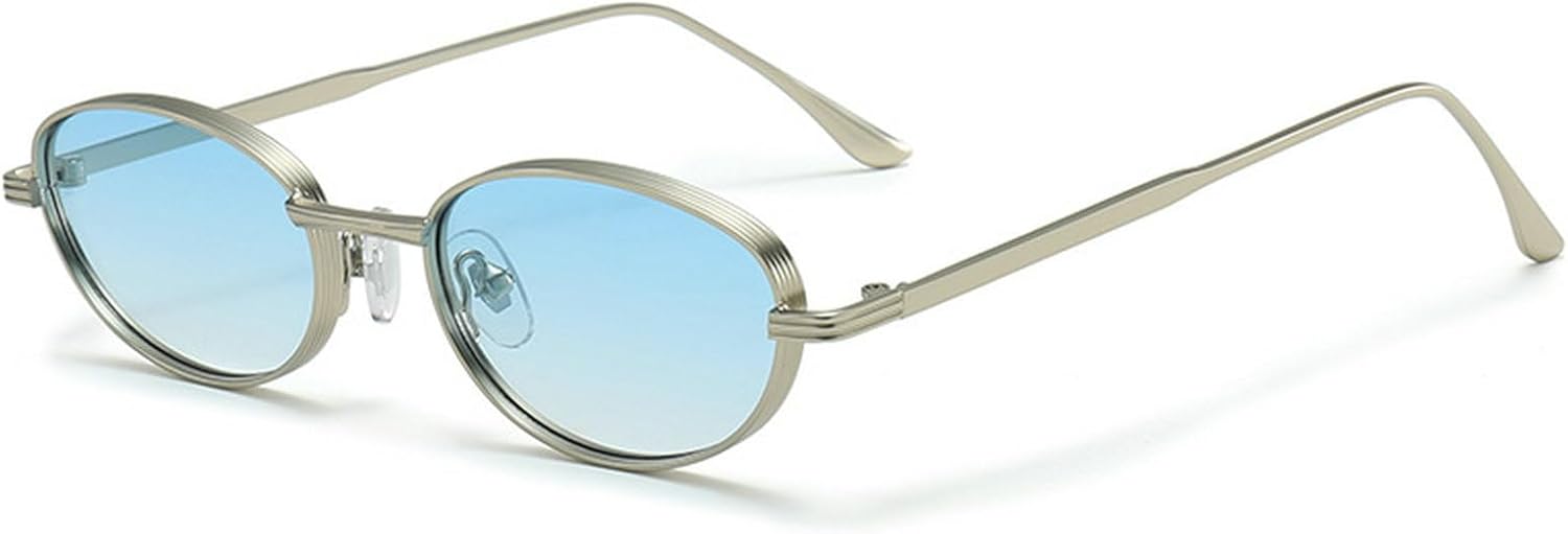 Ретро овальные солнцезащитные очки для женщин и мужчин, узкие, маленькие, металлические, женские солнцезащитные очки с градиентным переходом, узкие солнцезащитные очки mincl, C1
Ретро овальные солнцезащитные очки для женщин и мужчин, узкие, маленькие, металлические, женские солнцезащитные очки с градиентным переходом, узкие солнцезащитные очки mincl, C1