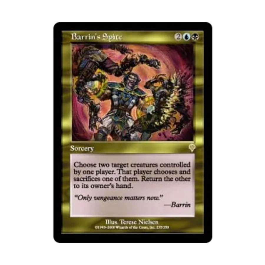 CCG Злоба Баррина (клавиша R), MTG - Invasion 
CCG Злоба Баррина (клавиша R), MTG - Invasion