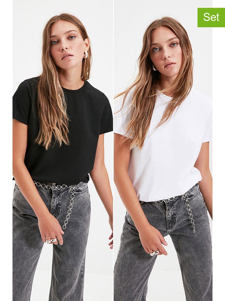 Футболка trendyol, черный/белый
Футболка trendyol, черный/белый