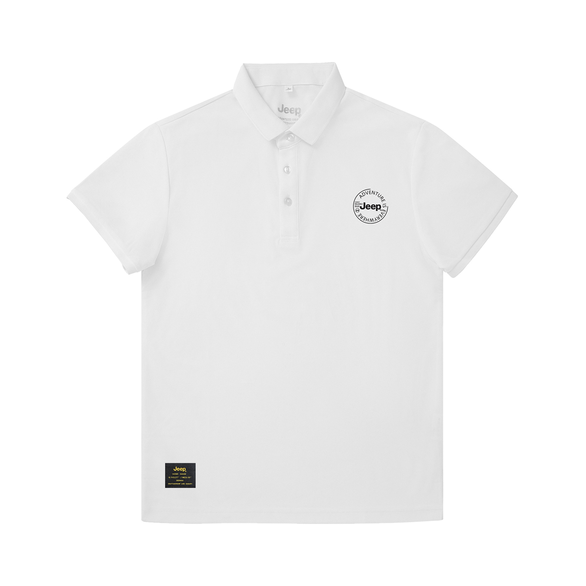 Футболка поло унисекс Jeep, белая
Футболка поло унисекс Jeep, белая