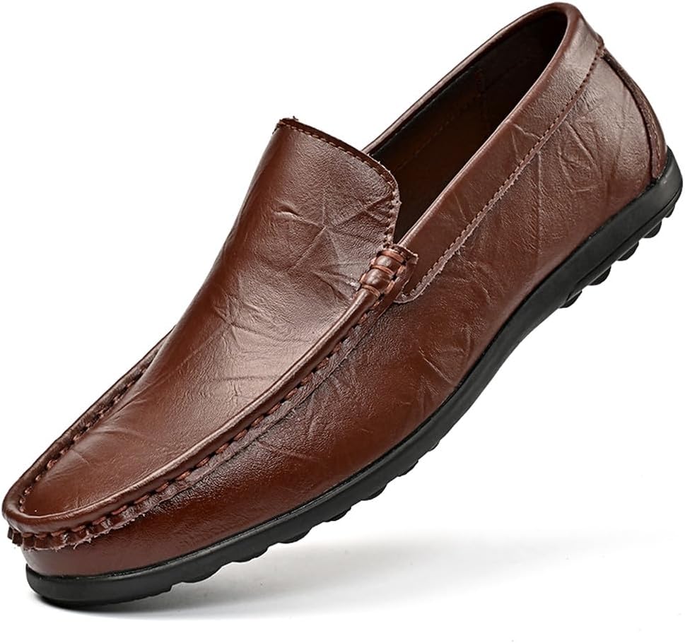 Мужские повседневные лоферы слипоны из натуральной кожи, мягкие обувь для вождения и прогулок Welrung, темно-коричневый
Мужские повседневные лоферы слипоны из натуральной кожи, мягкие обувь для вождения и прогулок Welrung, темно-коричневый