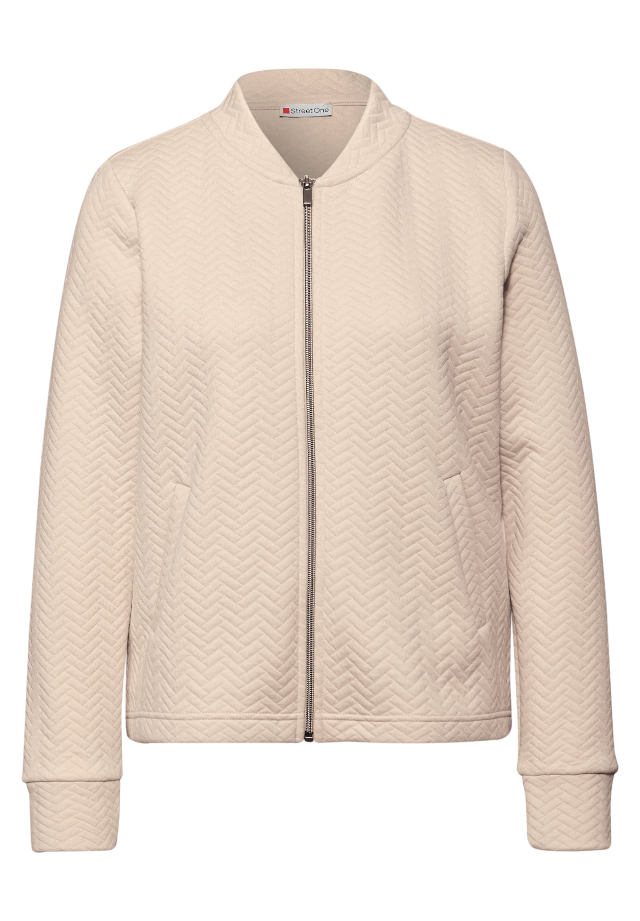 STREET ONE Худи на молнии в бежевом цвете
STREET ONE Худи на молнии в бежевом цвете