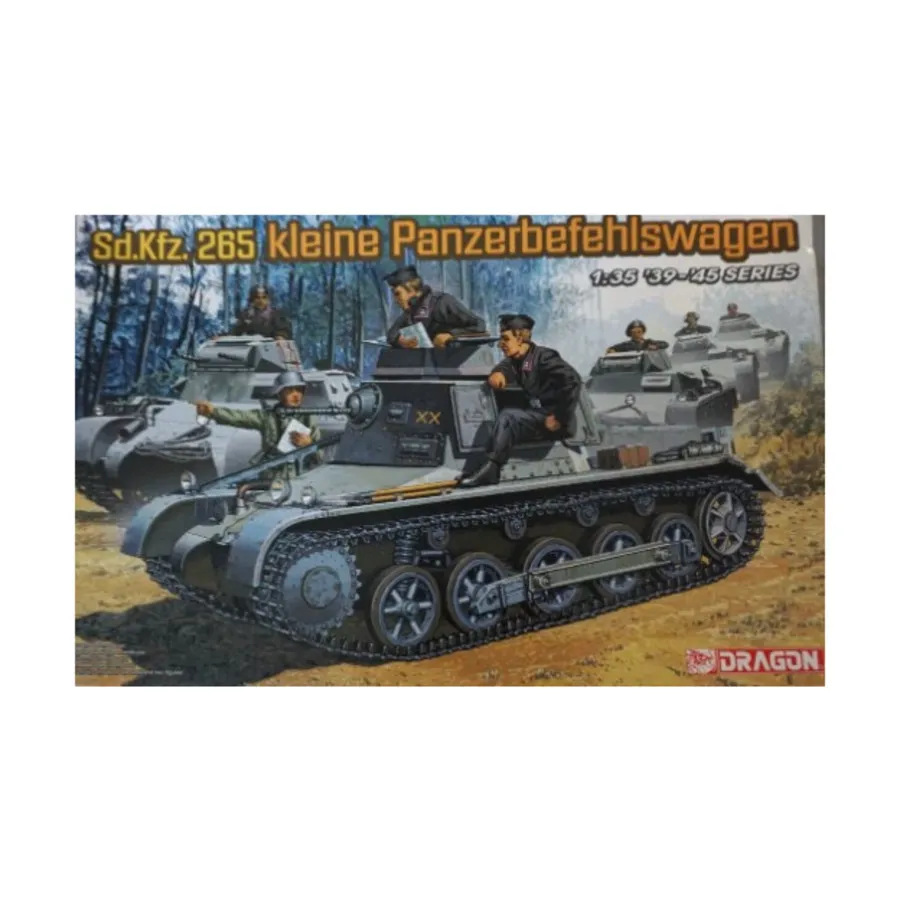 Sd.Kfz.265 Kleine Panzerbefehlswagen, Dragon Models - '39 to '45 Series - Germany (1:35)
Sd.Kfz.265 Kleine Panzerbefehlswagen, Dragon Models - '39 to '45 Series - Germany (1:35)