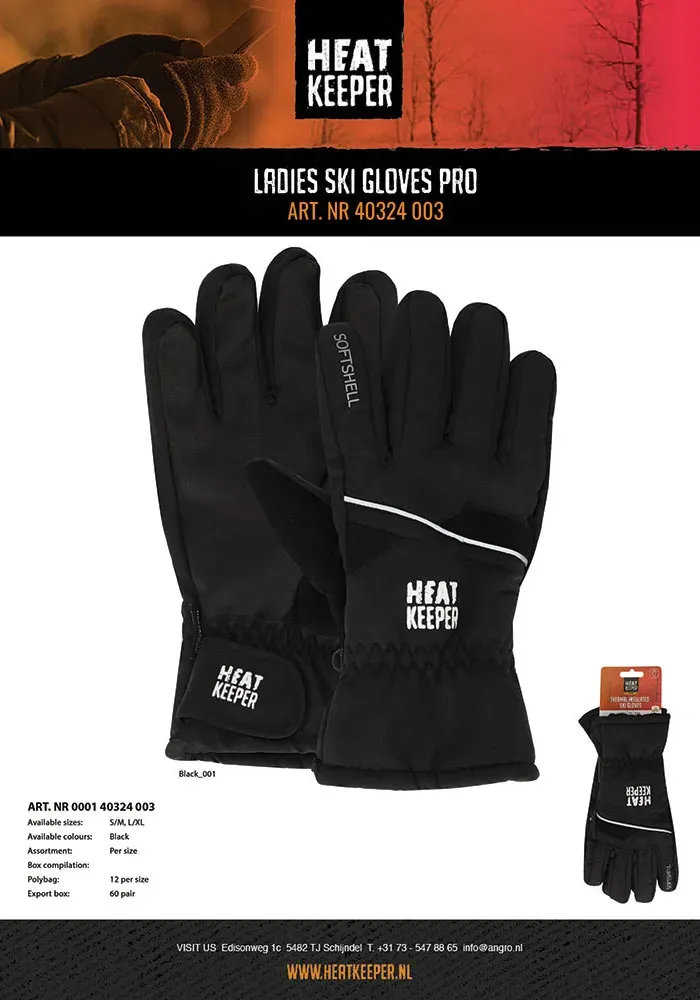 Подперчатки Heatkeeper "HEATKEEPER LADIES SKI GLOVES PRO", с удобной внутренней подкладкой, черный
Подперчатки Heatkeeper "HEATKEEPER LADIES SKI GLOVES PRO", с удобной внутренней подкладкой, черный