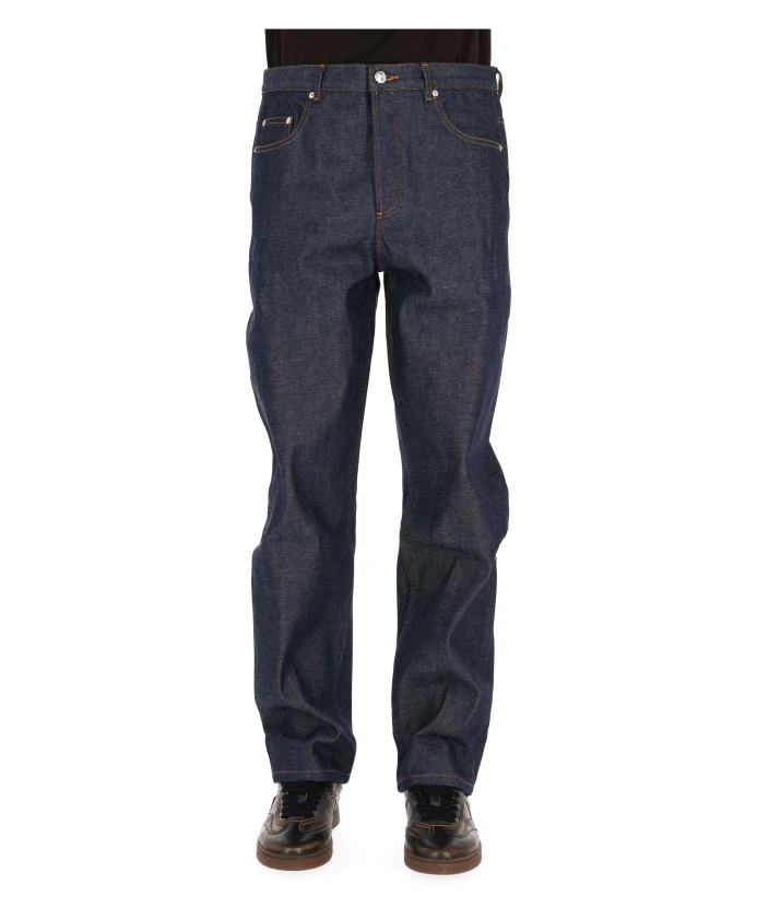 Джинсы прямого кроя из чистого хлопка. A.P.C., синий
Джинсы прямого кроя из чистого хлопка. A.P.C., синий