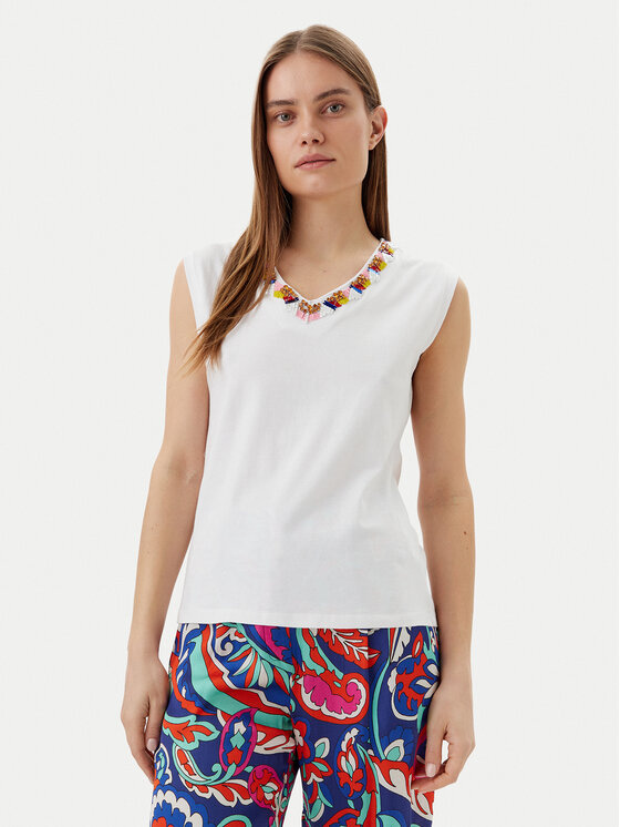 Топний стандартный крой MS2515021 Lola Casademunt By Maite, белый
Топний стандартный крой MS2515021 Lola Casademunt By Maite, белый