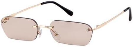 Новые солнцезащитные очки прямоугольной формы 2025 года для женщин и мужчин, винтажные, с цветными линзами, для фестивалей и вечеринок, без оправы LXLHWN, C5 Light Brown
Новые солнцезащитные очки прямоугольной формы 2025 года для женщин и мужчин, винтажные, с цветными линзами, для фестивалей и вечеринок, без оправы LXLHWN, C5 Light Brown