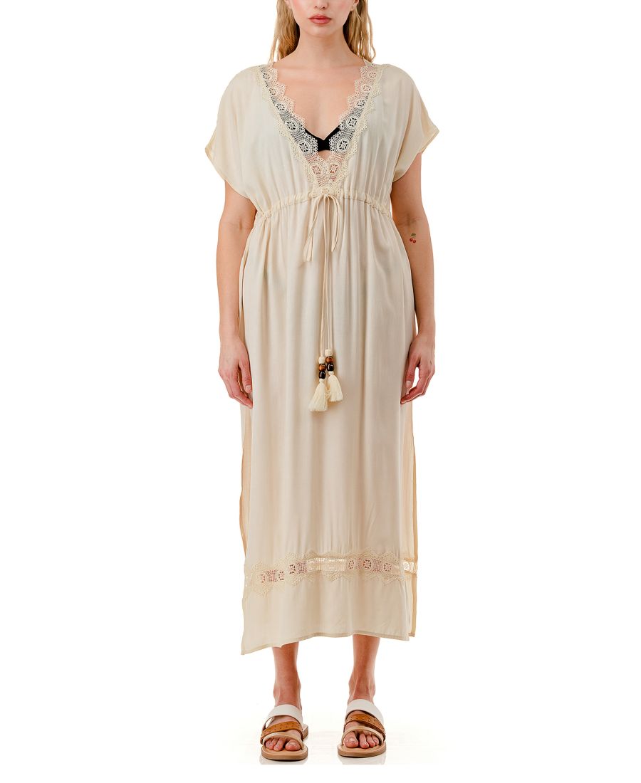 Женское платье-накидка для купания в стиле бохо Marcus Adler, Ivory
Женское платье-накидка для купания в стиле бохо Marcus Adler, Ivory