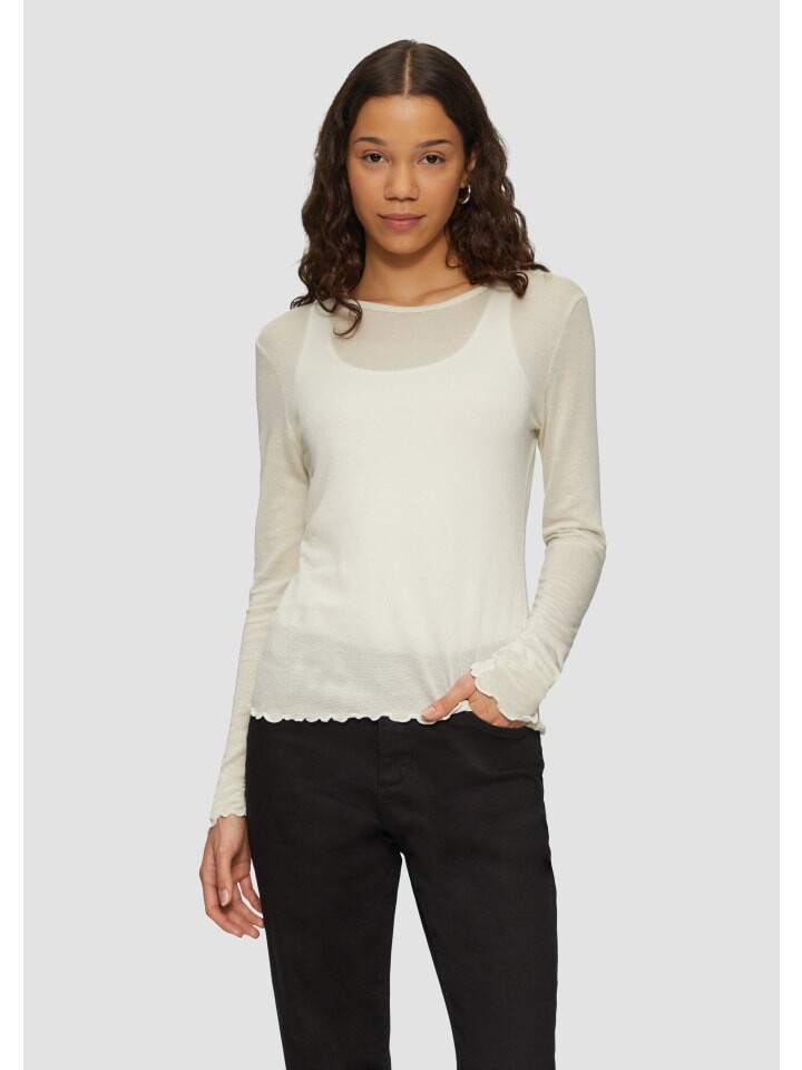 Футболка QS T-Shirt langarm, кремовый
Футболка QS T-Shirt langarm, кремовый