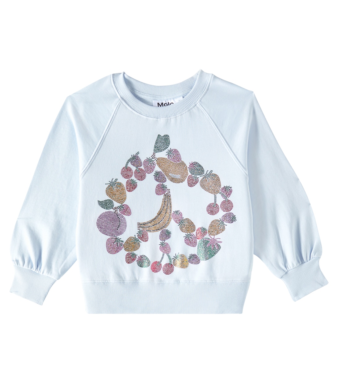 Топ Marilee из хлопкового джерси с блестками Molo, Glitter Fruits 
Топ Marilee из хлопкового джерси с блестками Molo, Glitter Fruits