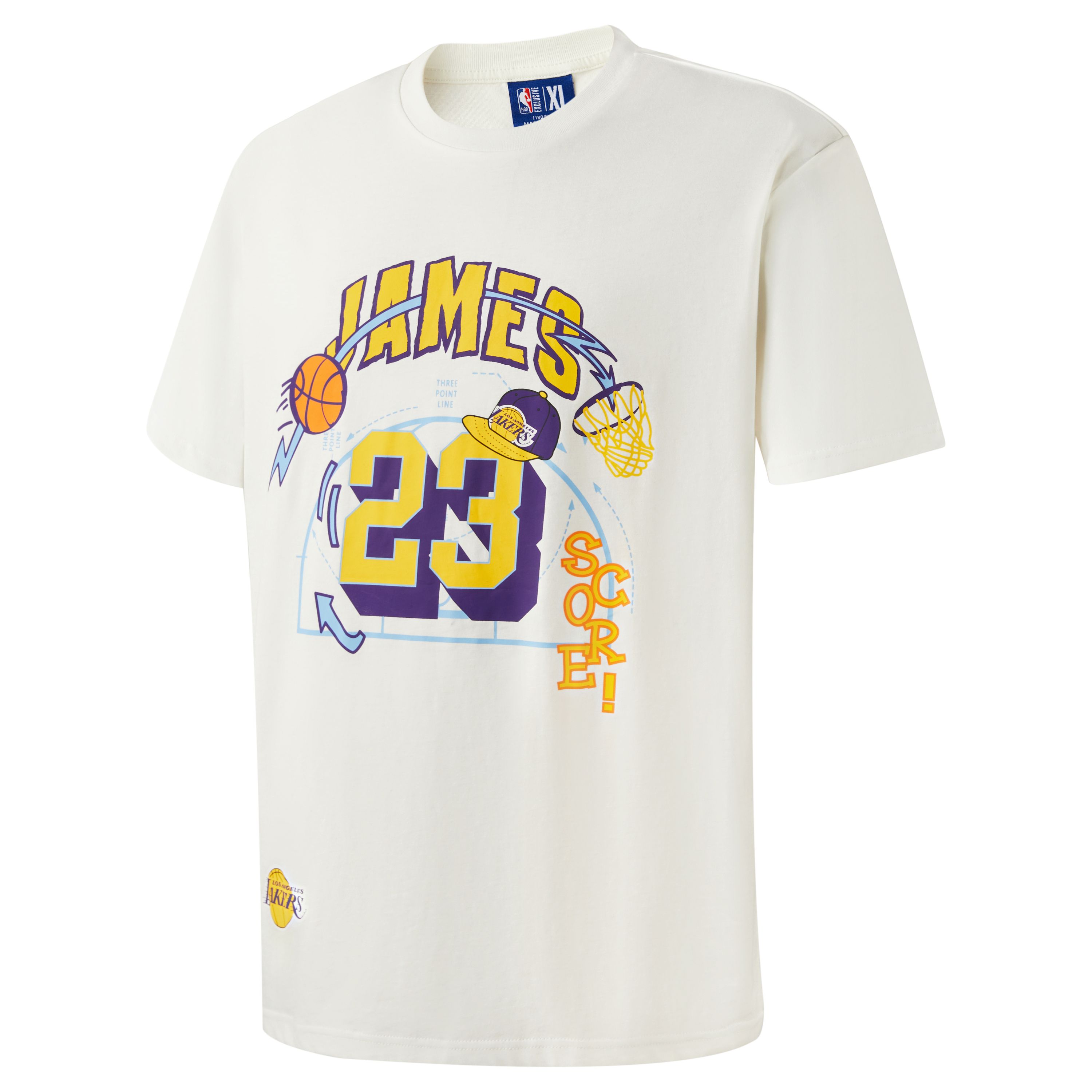 Футболка Lakers унисекс NBA, белый
Футболка Lakers унисекс NBA, белый