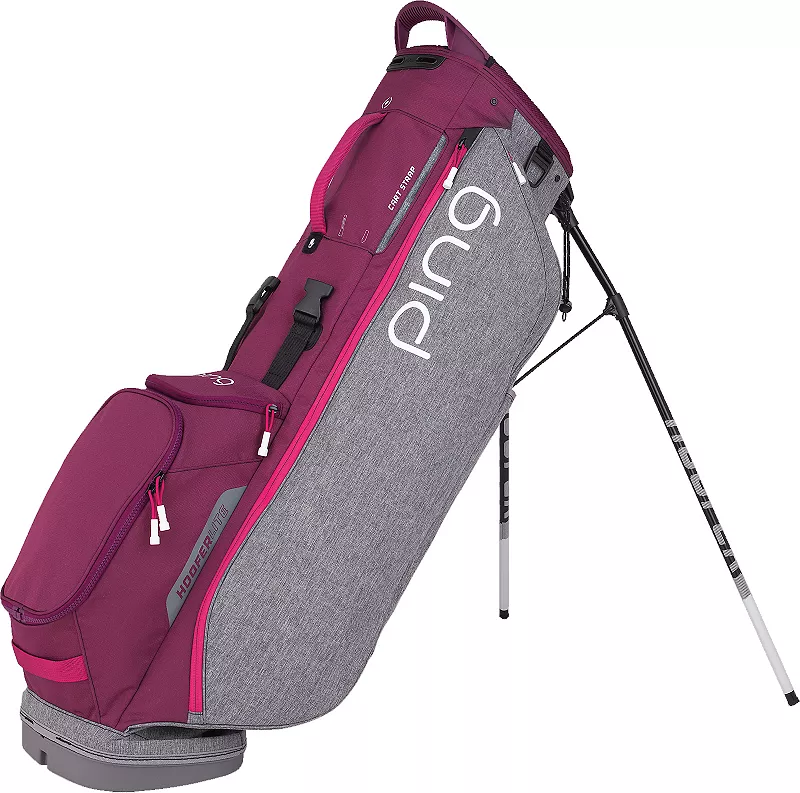 Женская сумка для гольфа с подставкой PING Hoofer Lite 2020, цвет Garnet/Heathered Grey
Женская сумка для гольфа с подставкой PING Hoofer Lite 2020, цвет Garnet/Heathered Grey