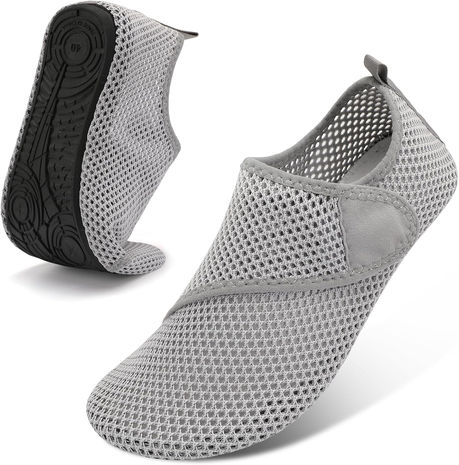 Женские и мужские водные туфли Spesoul с быстрым высыханием, пляжные и для плавания, обувь-босоножки, акваноски, наружные носки для бассейна, реки и дайвинга, светло-серый
Женские и мужские водные туфли Spesoul с быстрым высыханием, пляжные и для плавания, обувь-босоножки, акваноски, наружные носки для бассейна, реки и дайвинга, светло-серый