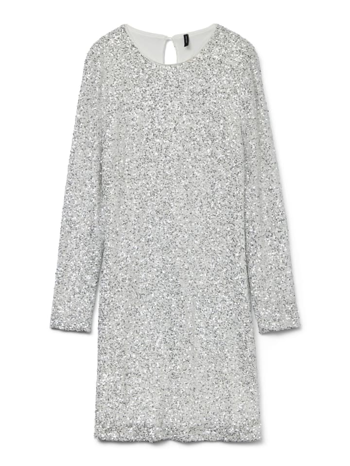 Платье до колена Vero Moda, серебряный 
Платье до колена Vero Moda, серебряный