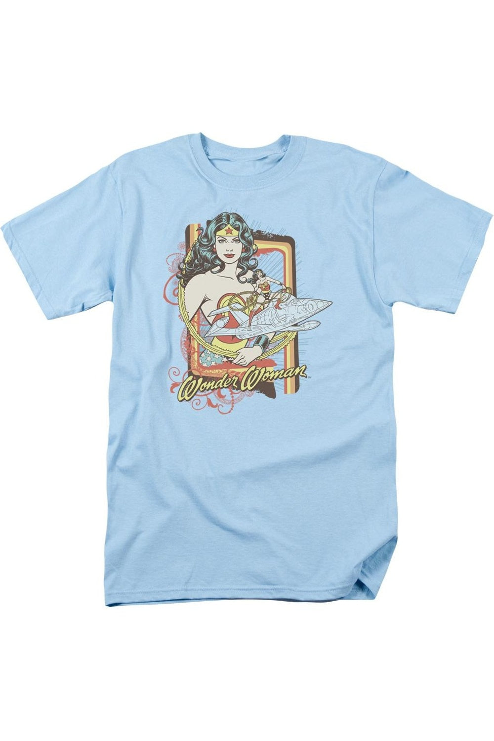 Футболка с коротким рукавом для взрослых DC Comics Invisible Jet Gildan, светло-голубой
Футболка с коротким рукавом для взрослых DC Comics Invisible Jet Gildan, светло-голубой