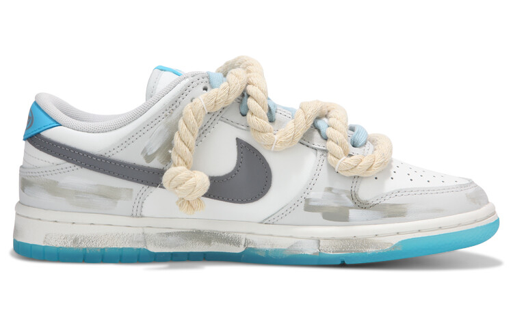 Кроссовки Nike Dunk Skateboarding Shoes Unisex Low-top Grey/Blue/White, светло-серый 
Кроссовки Nike Dunk Skateboarding Shoes Unisex Low-top Grey/Blue/White, светло-серый