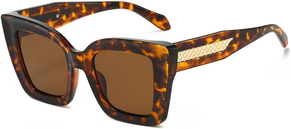 Солнцезащитные очки с защитой от УФ-излучения UV400 | «Кошачий глаз», большая оправа | Линзы конфетных цветов для занятий спортом на открытом воздухе и путешествий DSVIGF, Leopard Tea
Солнцезащитные очки с защитой от УФ-излучения UV400 | «Кошачий глаз», большая оправа | Линзы конфетных цветов для занятий спортом на открытом воздухе и путешествий DSVIGF, Leopard Tea